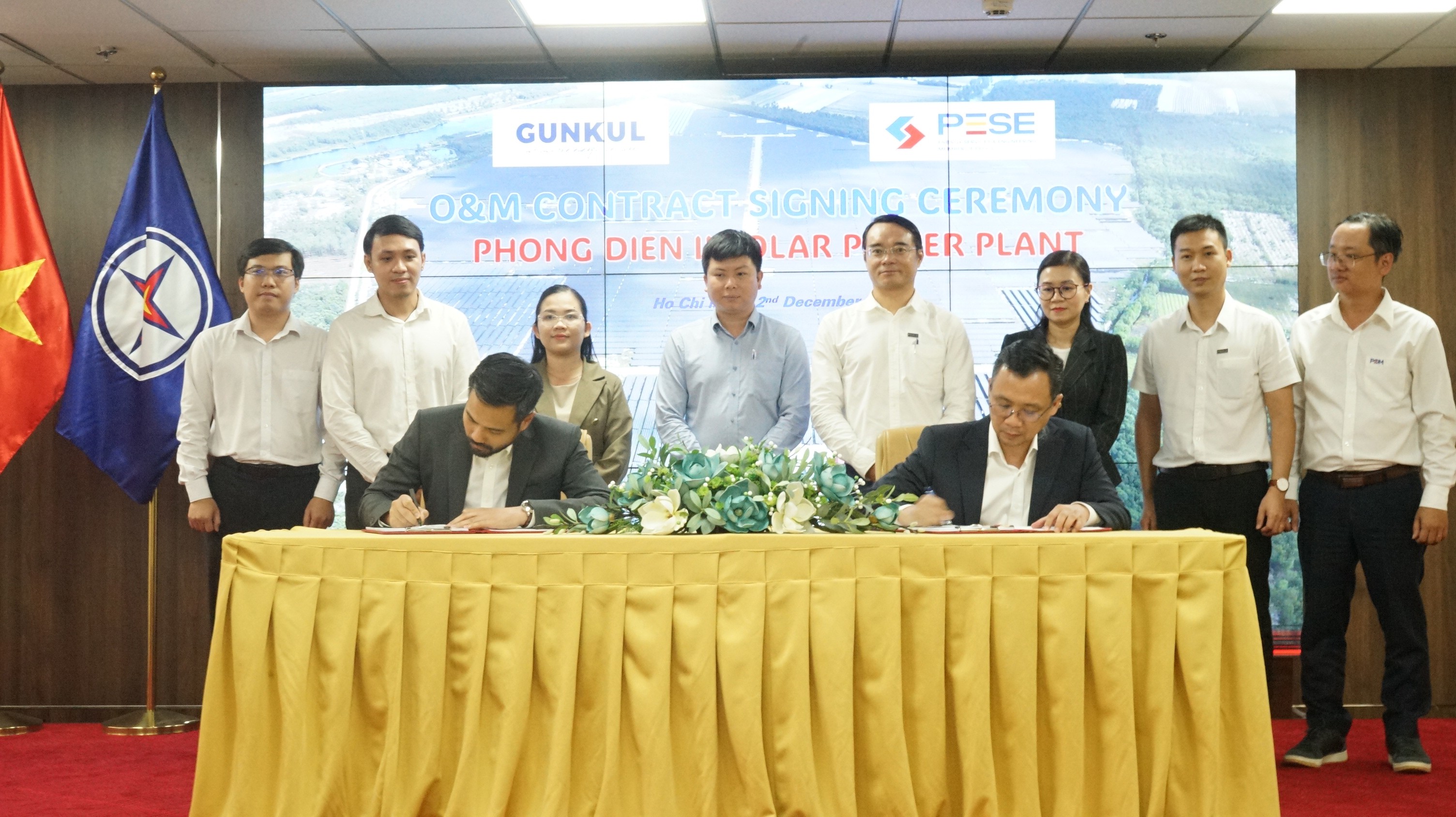 PESE reaffirmed as Gunkul's Trusted O&M Partner for Phong Dien II Solar Power Plant