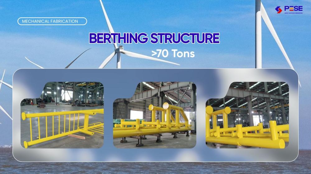 PESE COMPLETES FABRICATION OF OVER 70 TONS OF BERTHING STRUCTURE 