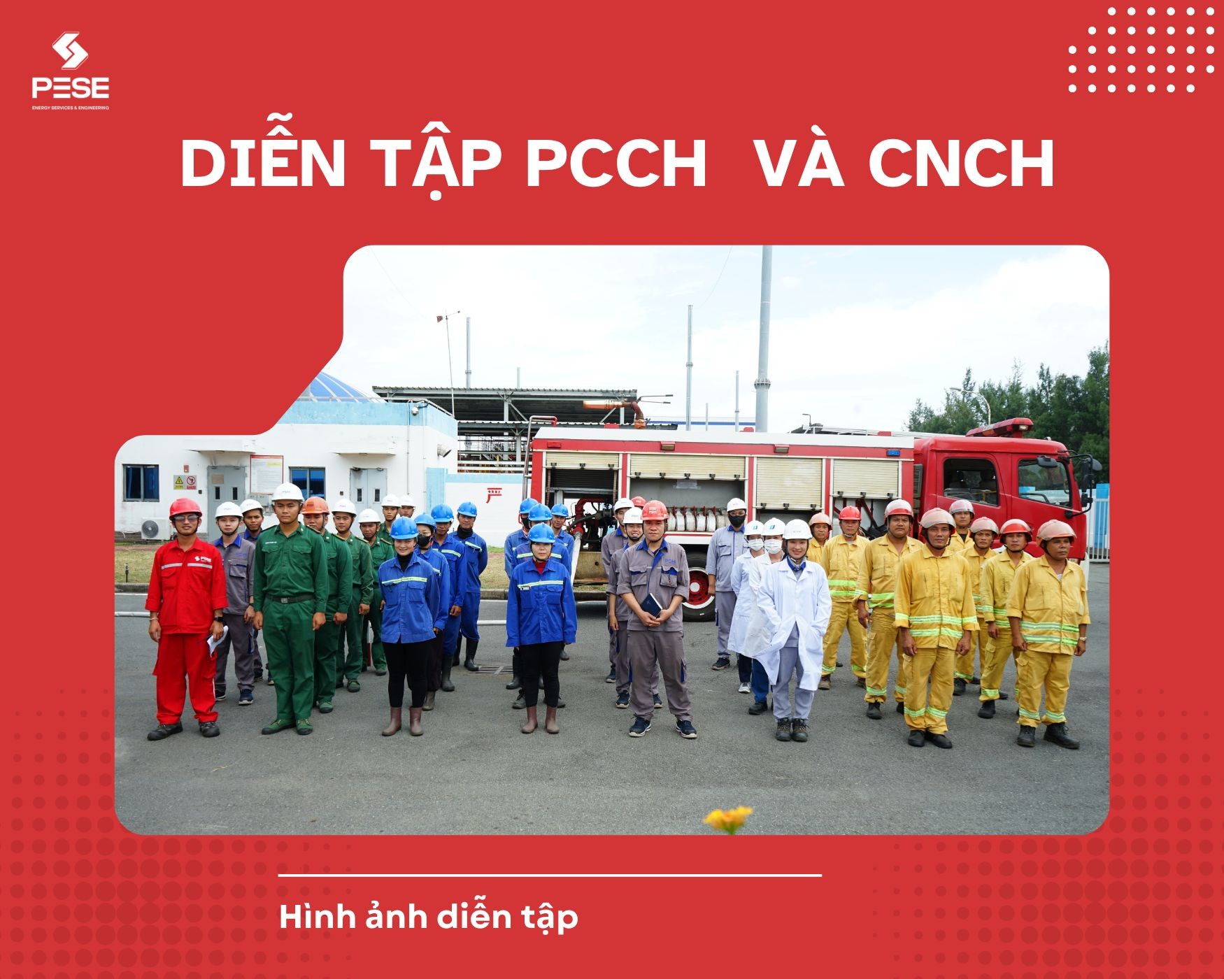 diễn tập pcch và cnch nhà máy nhiệt điện duyên hải 2